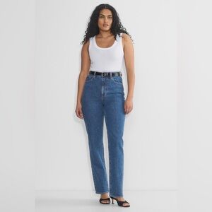Denim Forum Rowan Curve-Fit Super Hi-Rise Straight Jeans, Tall